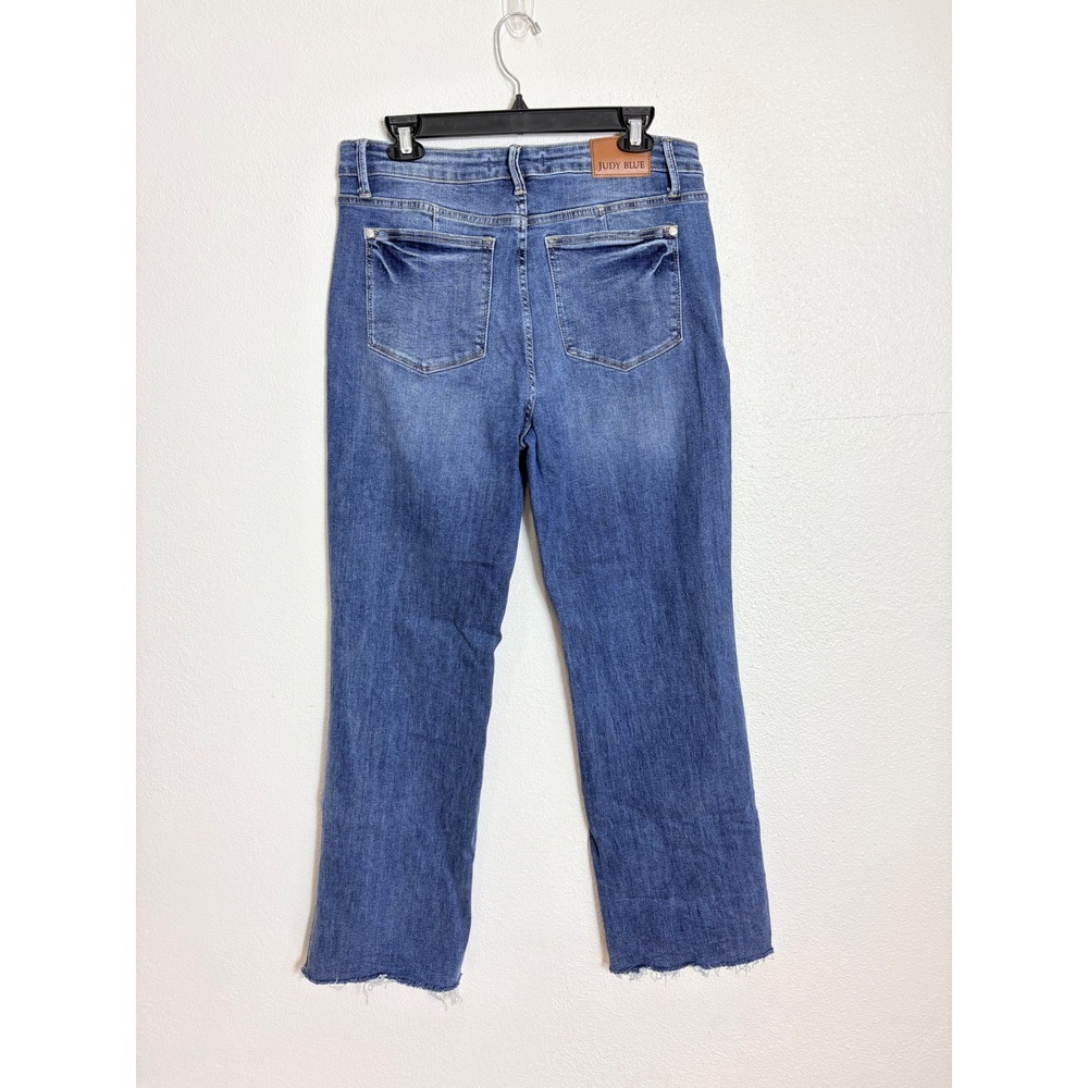 Judy Blue High Waist Straight Fit Medium Wash Jeans Size 15 / 14W Stretch Casual